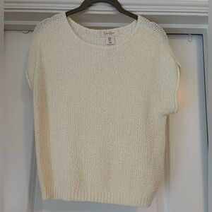 Jessica Simpson Cream Crew Neck Sweater